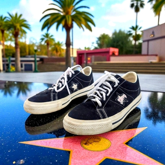 Black M 6 W 7.5 Converse X You Golf Wang Star Low-Top Sneakers Tyler The Creator - Picture 1 of 12